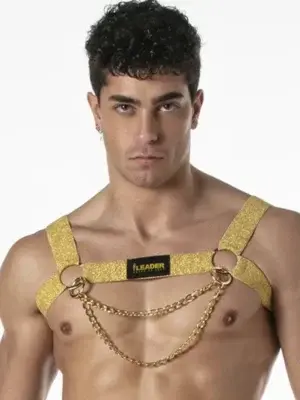 Arnés Leader Party Harness Black Gold