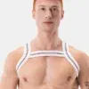 Arnés elástico Hombre Barcode Berlin Hapero Blanco