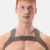 Arnés elástico Hombre Barcode Berlin Hapero Gris