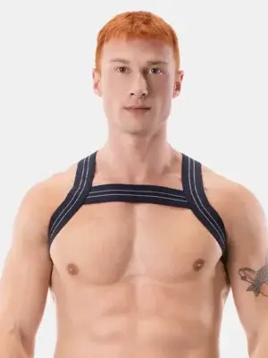 Arnés elástico Hombre Barcode Berlin Hapero Azul
