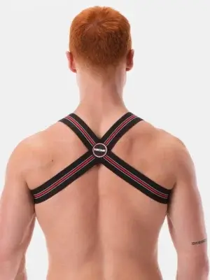 Arnés elástico Hombre Barcode Berlin Hapero Negro