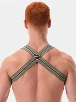 Arnés elástico Hombre Barcode Berlin Hapero Verde