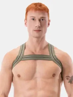 Arnés elástico Hombre Barcode Berlin Hapero Verde
