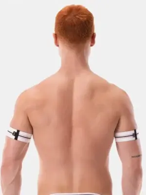 Brazalete Biceps Bannd Darko Barcode Berlin Blanco