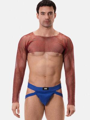 Crop Top Bolero Blinky Red para Hombre