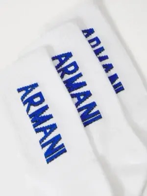 Pack 3 Calcetines Emporio Armani Sponge Blancos