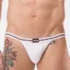 Suspensorio de cintura estrecha Barcode Berlin Vanko Blanco