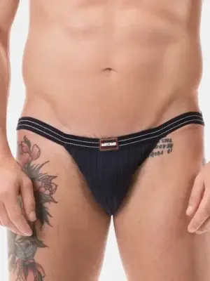 Suspensorio de cintura estrecha Barcode Berlin Vanko Azul