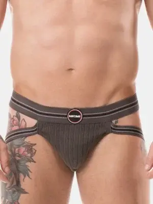 Jockstrap Barcode Berlin Zoran Azul Gris