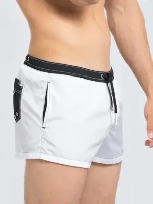 Bañador Corto Hombre Yeah Blanco