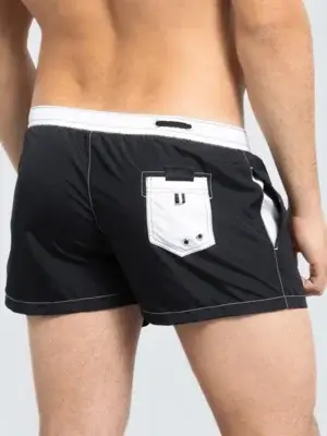 Bañador Corto Hombre Yeah Negro