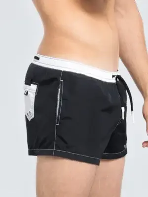 Bañador Corto Hombre Yeah Negro