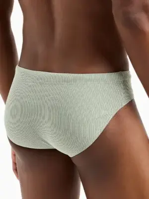 Bañador Slip Hombre Emporio Armani Stripes Verde