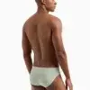 Bañador Slip Hombre Emporio Armani Stripes Verde