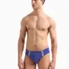 Bañador Slip Hombre Emporio Armani Logotape Azul