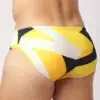 Bañador Slip Hombre Emporio Armani All Over Logo Amarillo