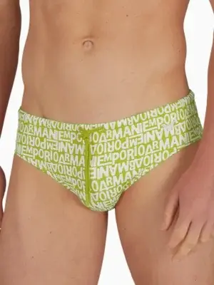 Bañador Slip Hombre Emporio Armani All Over Logo Limpunch