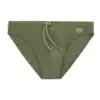 Bañador Slip Hombre Emporio Armani de Pique Verde