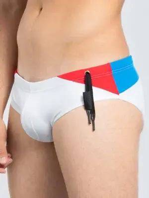 Bañador Slip Hombre Yeah! Dynamite Blanco