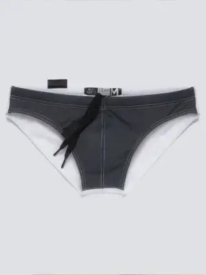 Bañador Slip Hombre Yeah! Original Stage Gris Blanco
