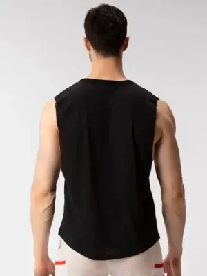Camiseta sin Mangas Kamal Negra
