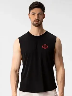 Camiseta sin Mangas Kamal Negra