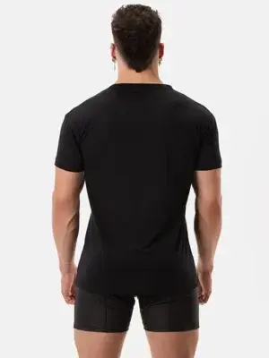 Camiseta de manga corta Barcode Berlin Min Negra