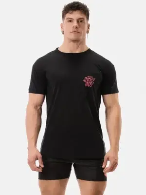 Camiseta de manga corta Barcode Berlin Min Negra