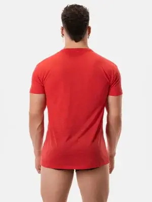 Camiseta de manga corta Barcode Berlin Min Roja