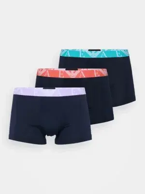 Pack 3 Bóxers Emporio Armani Azul Marino AF10778
