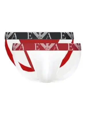 Pack 2 Suspensorios Emporio Armani Rojo Blanco