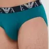 Pack 3 Slips Emporio Armani EM258 Gris Verde Naranja