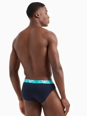 Pack 3 Slips Emporio Armani Azul Marino AF10778