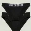 Pack 2 slips bikini hombre Bikkembergs Negro