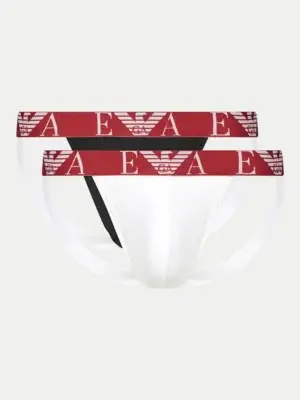 Pack 2 Suspensorios Emporio Armani Blanco Negro