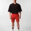 Short Deportivo Barcode Berlin Odisej Rojo