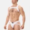 Pack Arnés Elastico Barcode Berlin + Suspensorio Anton Blanco