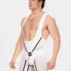 Body Singlet Chap Barcode Berlin Krish Blanco Negro