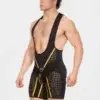 Body Singlet Chap Barcode Berlin Krish Negro Amarillo