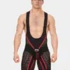 Body Singlet Chap Barcode Berlin Krish Negro Rojo
