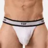 Tanga Suspender Barcode Berlin Top Blanco