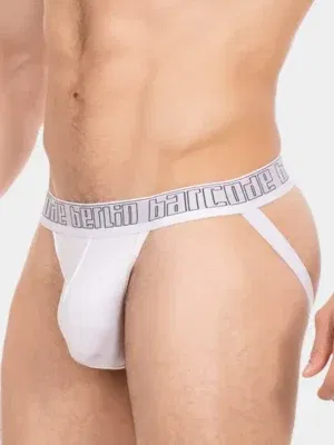 Suspensorio de modal para hombre Barcode Berlin Loseb Blanco