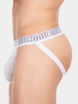 Suspensorio de modal para hombre Barcode Berlin Loseb Blanco