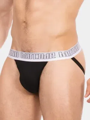 Suspensorio de modal para hombre Barcode Berlin Loseb Negro