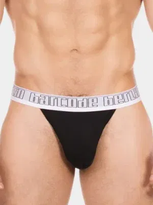 Tanga de Modal Hombre Barcode Berlin Malkhaz Negro