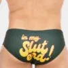 Bañador Slip Hombre Barcode Berlin Slut Verde