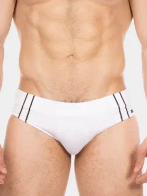Bañador Slip Hombre Barcode Berlin Sexy Blanco