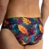 Bañador Slip Hombre Olaf Benz Blu2450 Estampado flores