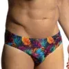Bañador Slip Hombre Olaf Benz Blu2450 Estampado flores