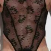 Body de encaje negro